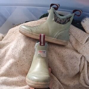 XTRATUF Kids Green Rain Boots